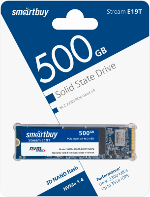 Накопитель SSD 500Gb SmartBuy Stream E19T (SBSSD-500GT-PH19T-M2P4)