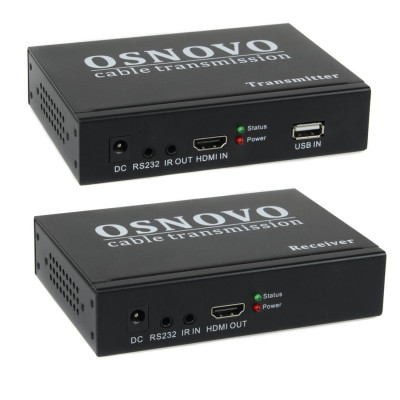 Удлинитель HDMI, ИК-сигнала, 2*USB TLN-HiKM2+RLN-HiKM2