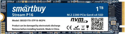 Накопитель SSD 1Tb SmartBuy Stream P16 (SBSSD1T0-STP16-M2P4)