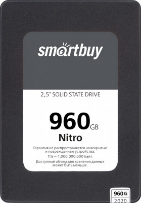 Накопитель SSD 960Gb SmartBuy Nitro (SBSSD-960GQ-MX902-25S3)