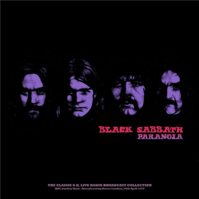 Виниловая пластинка Black Sabbath - Paranoia (BBC Sunday Show : Broadcasting House London 26th April 1970) (Limited Edition 180 Gram Coloured Vinyl LP)
