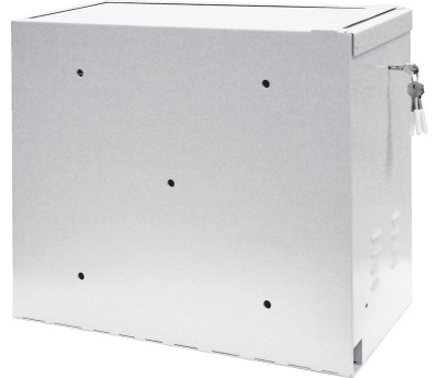 Шкаф телекоммуникационный настенный ЦМО ШРН-А, 9U, 450х600х500 мм (ВхШхГ), цвет: серый, (антивандальный)