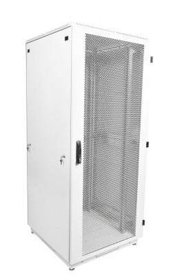 Шкаф серверный напольный ЦМО ШТК-Э, IP20, 48U, 2254х600х800 мм (ВхШхГ), дверь: перфорация, задняя дверь: перфорация, боковая панель: сплошная, разборный, цвет: серый, (ШТК-Э-48.6.8-44АА)