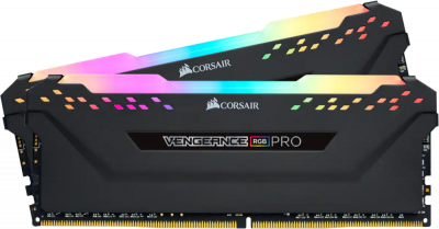 Оперативная память 16Gb DDR4 3600MHz Corsair Vengeance RGB PRO (CMW16GX4M2Z3600C18) (2x8Gb KIT)