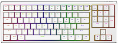 Клавиатура 1STPLAYER GA87 RGB White