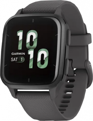 Умные часы Garmin Venu Sq 2 Slate Aluminum Bezel with Shadow Gray Case and Silicone Band