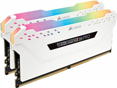 Оперативная память 16Gb DDR4 3600MHz Corsair Vengeance RGB PRO (CMW16GX4M2C3600C18W)(2x8Gb KIT)