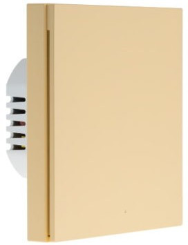 Умный выключатель Aqara Smart Wall Switch H1 Beige (With Neutral, Single Rocker)