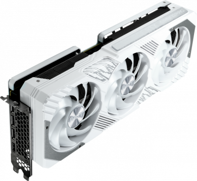 Видеокарта NVIDIA GeForce RTX 4070 Ti Palit GamingPro White OC 12Gb (NED407TV19K9-1043W)