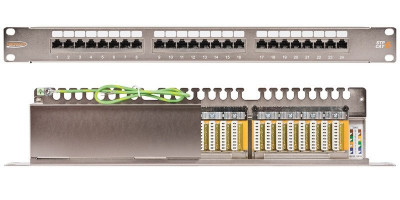 Патч-панель 19' NMC-RP24UE2-HU-BK