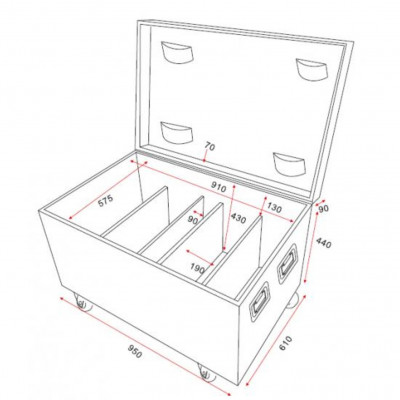 Туровый кейс Silver Star Flight case for SS353 RAYTHEON 4/1 P20169