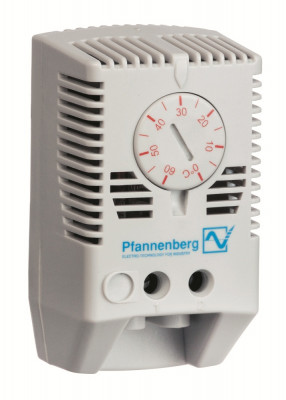Термостат Pfannenberg FLZ, 72х40х36 мм (ВхШхГ), на DIN-рейку, 230V, размыкающий