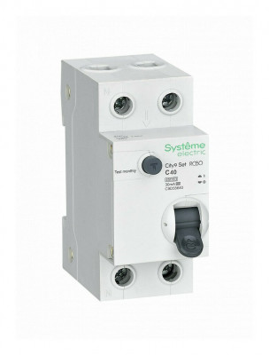 Автоматический выключатель дифференциального тока City9 Set 1P+N С 40А 4.5kA 30мА A 230В (C9D55640)