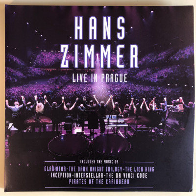 Виниловая пластинка Hans Zimmer — LIVE IN PRAGUE (COLOURED VINYL) (4LP)