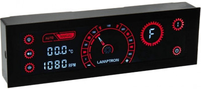 Панель управления Lamptron CR430 Black/Red