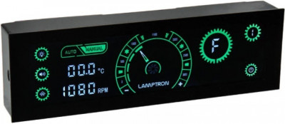 Панель управления Lamptron CR430 Black/Green
