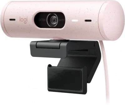 Веб-камера Logitech BRIO 500 Rose (960-001421)