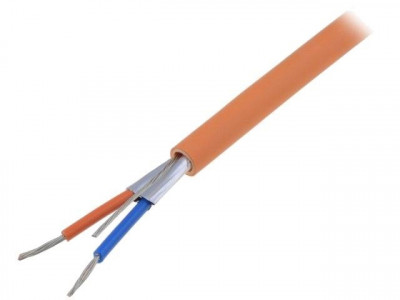 Кабель интерфейсный промышленный Belden, F/UTP, 1 пар., многожильный, небронированный, универсальный, PVC, Ø 6,43мм, (катушка 305м), цвет: оранжевый