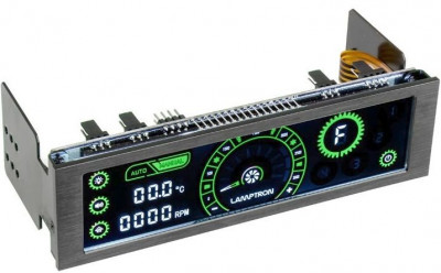 Панель управления Lamptron CM430 Black/Green