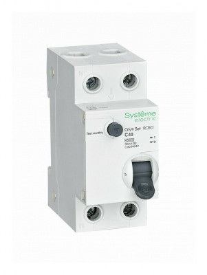 Автоматический выключатель дифференциального тока City9 Set 1P+N С 40А 4.5kA 30мА AC 230В (C9D34640)