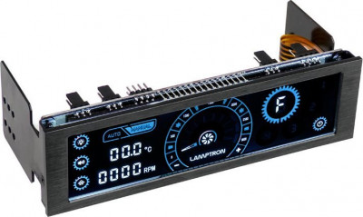 Панель управления Lamptron CM430 Black/Blue