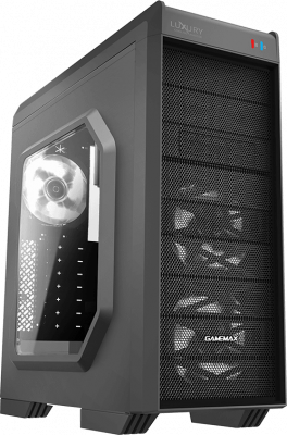 Корпус GameMax G501X Black (White Led)