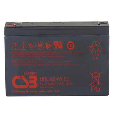 Аккумулятор герметичный свинцово-кислотный CSB HRL 634W FR
