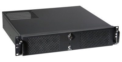Корпус серверный Cabeus, внутренний, 19", 2U, 88х430х390 мм (ВхШхГ), для шкафов и стоек, цвет: чёрный, без блока питания