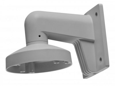 Кронштейн HIKVISION, накладной, 122х120х169 мм (ВхШхГ), настенный, для систем видеонаблюдения, материал: алюминий, цвет: белый