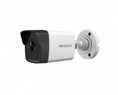 Сетевая IP видеокамера HiWatch, корпусная, улица, 2Мп, 1/2,7’, 1920х1080, ИК, цв:0,01лк, об-в:4мм, DS-I250M (4 mm)