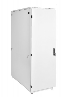 Шкаф телекоммуникационный напольный ЦМО ШТК-М, IP20, 42U, 2030х800х1000 мм (ВхШхГ), дверь: металл, задняя дверь: металлическая стенка, боковая панель: сплошная съемная, цвет: серый, (ШТК-М-42.8.10-3ААА)