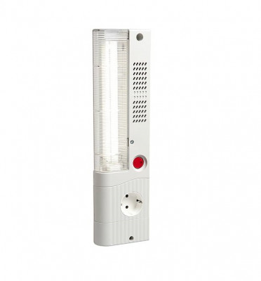 Панель осветительная STEGO SL 025, 345х91х40 мм (ВхШхГ), 230 ac V, для электротехнических шкафов, пластик, цвет: светло-серый, крепление магнитом