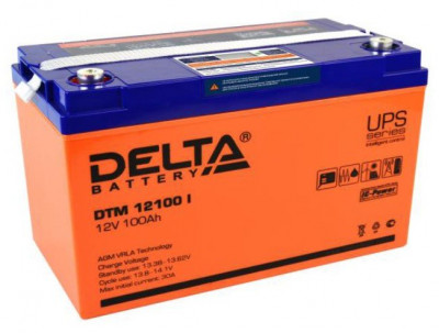 Аккумулятор герметичный свинцово-кислотный Delta DTM 12100 I