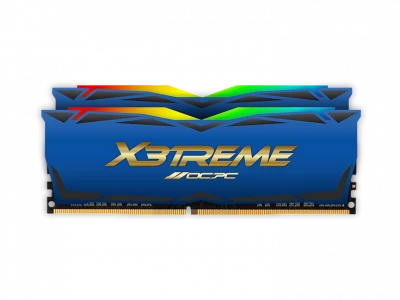 Оперативная память 16Gb DDR4 3600MHz OCPC X3 RGB Blue (MMX3A2K16GD436C18BU) (2x8Gb KIT)
