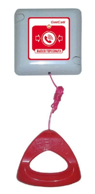 Цифровая влагозащищенная кнопка вызова со шнуром для санузла MP-433W1
