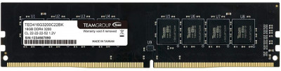Оперативная память 16Gb DDR4 3200MHz Team Elite (TED416G3200C22BK) OEM