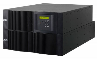 ИБП Powercom VRT, 6000ВА, линейно-интерактивный, универсальный, 428х597х130 (ШхГхВ), 230V, 3U,  однофазный, Ethernet, (VRT-6000)