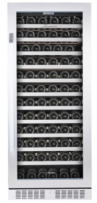 Отдельностоящий винный шкаф 101-200 бутылок Libhof SE-127 Silver