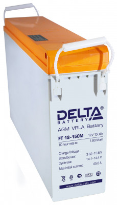 Аккумулятор герметичный свинцово-кислотный Delta FT 12-150 M