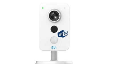 Сетевая IP видеокамера RVI, кубическая, помещение, 4Мп, 1/3’, 2688×1520, 25к/с, ИК, цв:0,17лк, об-в:2,8мм, RVi-1NCMW4238 (2.8) white