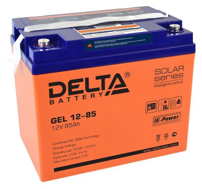 Аккумулятор герметичный свинцово-кислотный Delta GEL 12-85