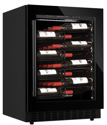 Отдельностоящий винный шкаф 22-50 бутылок Libhof EZ-36 black