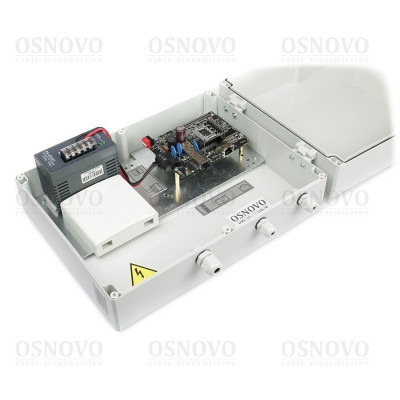 Медиаконвертер оптический OMC-1000-11HX/W