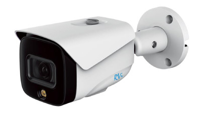 Сетевая IP видеокамера RVI, bullet-камера, универсальная, 4Мп, 1/2,7’, 2688×1520, 25к/с, цв:0,003лк, об-в:2,8мм, RVi-1NCTL4338 (2.8) white