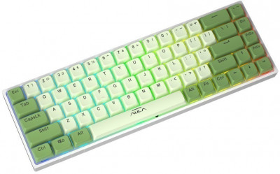 Клавиатура AULA F3068 Green/White