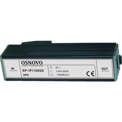 Грозозащита OSNOVO, портов: 1, RJ45, (SP-IP/1000D)