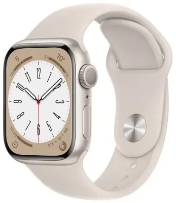Умные часы Apple Watch Series 8 41mm Starlight (MNUF3LL/A)
