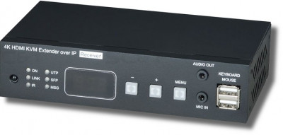 Удлинитель HDMI, USB, аудио, RS232, ИК-сигналов HKM02BR-4K