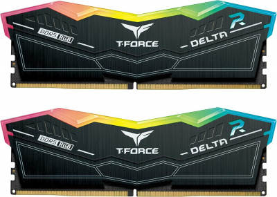 Оперативная память 32Gb DDR5 7600MHz Team T-Force Delta RGB (FF3D532G7600HC36DDC01) (2x16Gb KIT)