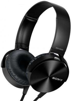 Гарнитура Sony MDR-XB450AP Black